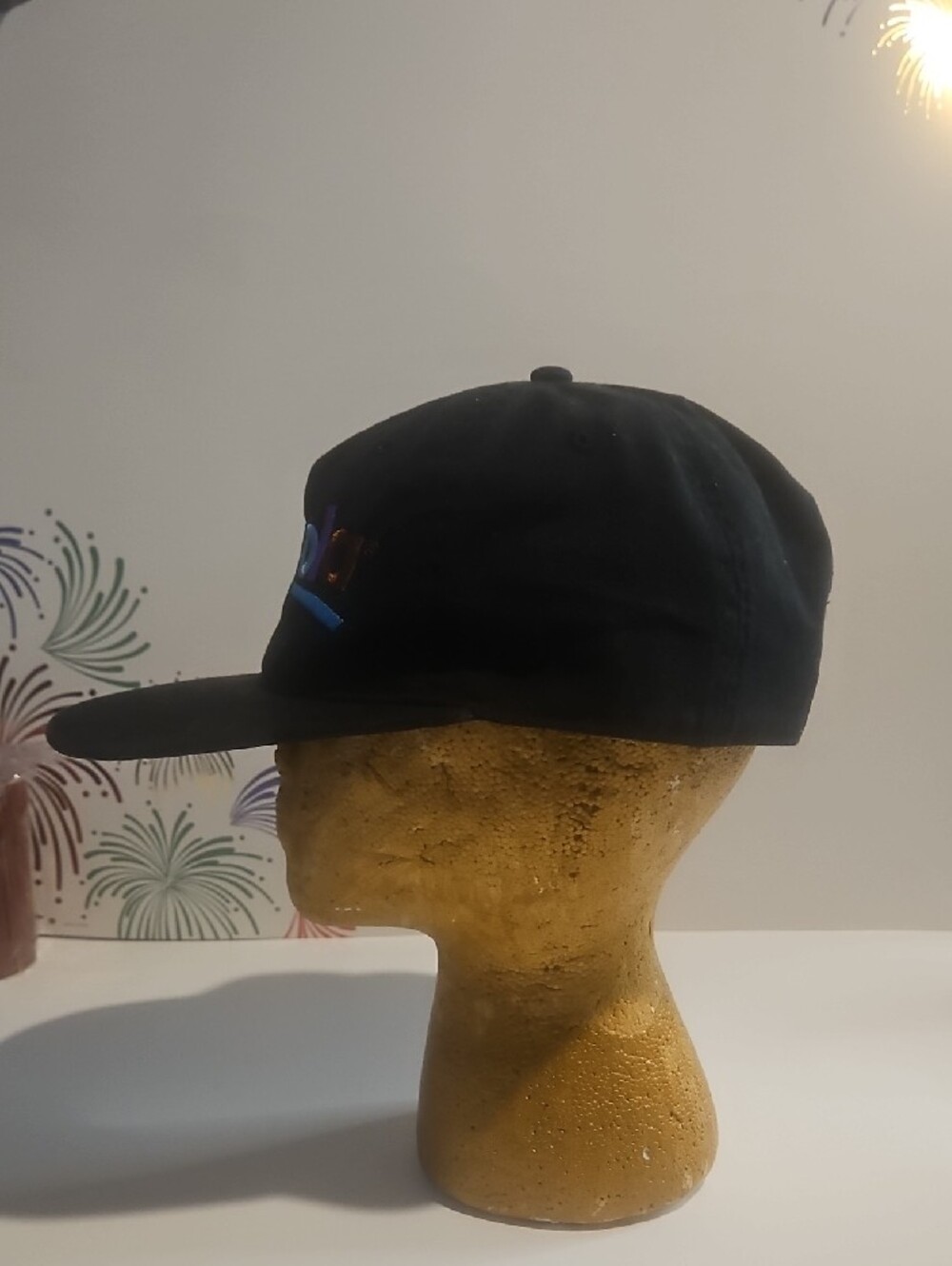 Crayola Black Cap with Rainbow Embroidered Logo - Picture 2 of 7